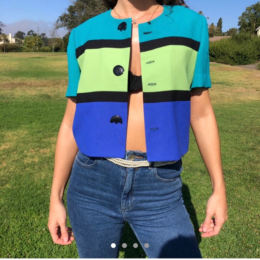 Color block top